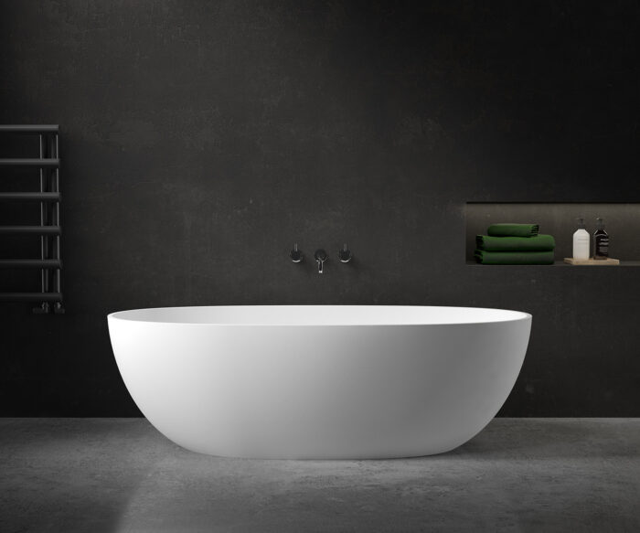 Matt White Finish Stone Sample