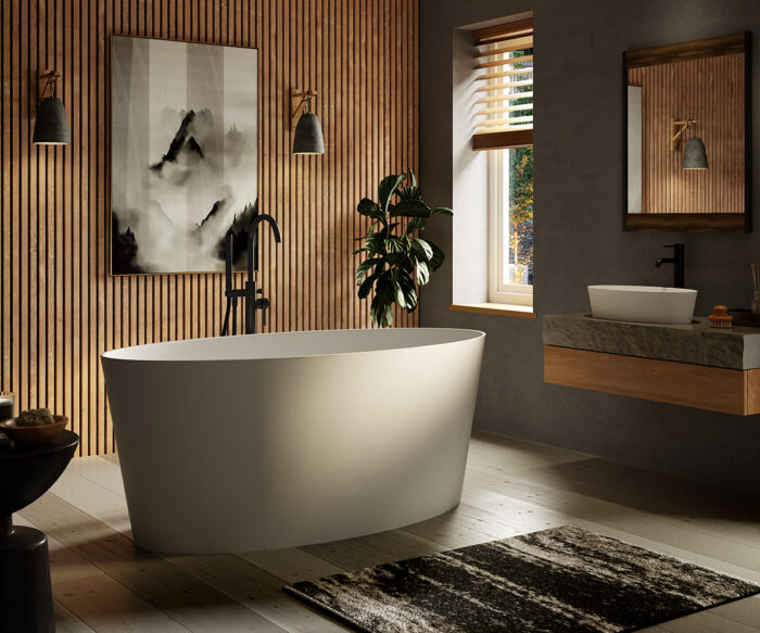 Temper Stone Freestanding Bath 1600