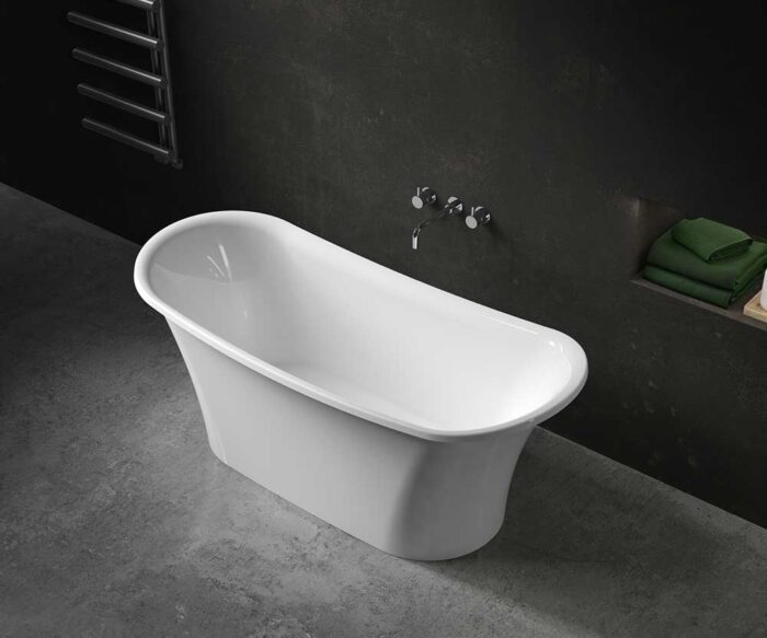 Goldsmith Stone Freestanding Bateau Bath 1600