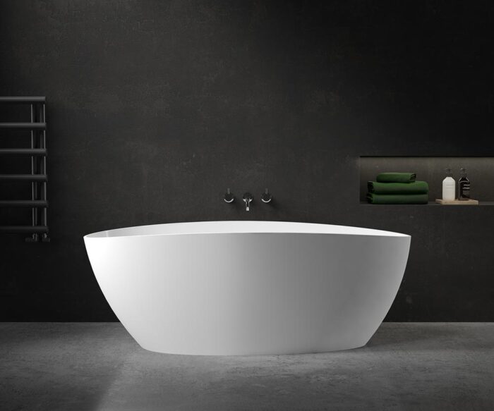 Hirst Stone Teardrop Freestanding Bath 1700