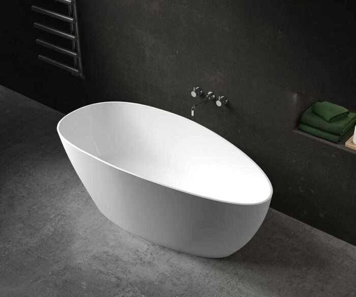 Hirst Stone Teardrop Freestanding Bath 1700