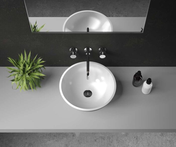 Sheringham Stone Counter Top Basin 420