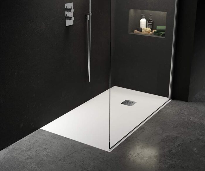 Hockney Stone Rectangular Shower Tray 1400 x 800