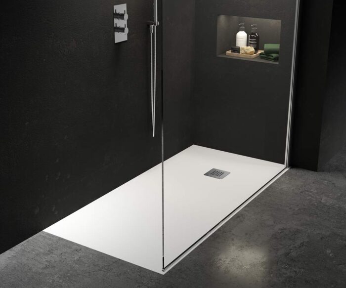 Hockney Stone Rectangular Shower Tray 1600 x 800
