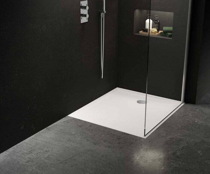 Lowry Stone Rectangular Shower Tray 1000 x 900