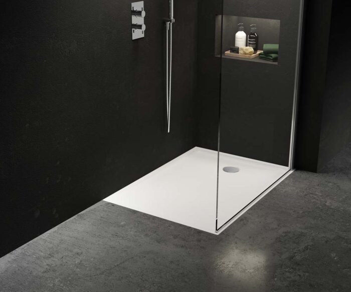 Lowry Stone Rectangular Shower Tray 1100 x 800