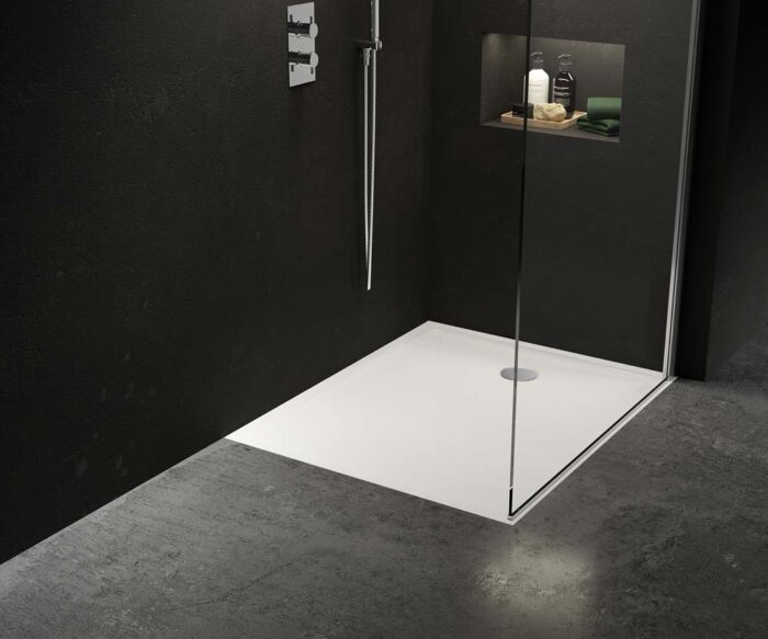 Lowry Stone Rectangular Shower Tray 1100 x 900