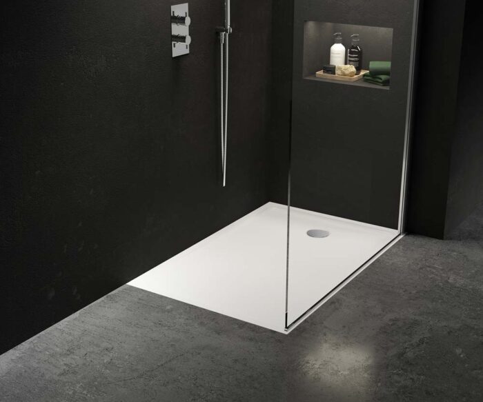 Lowry Stone Rectangular Shower Tray 1200 x 800