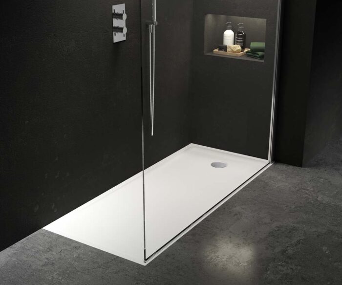 Lowry Stone Rectangular Shower Tray 1600 x 700