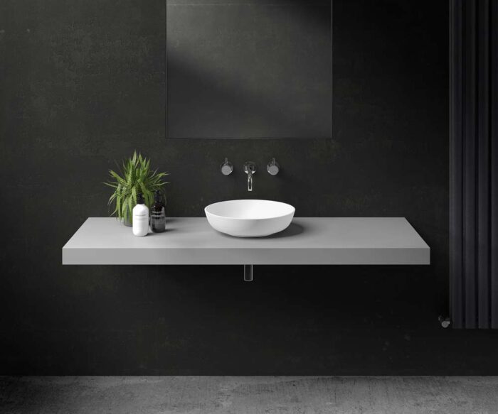 Lambert Stone Counter Top Round Basin 400