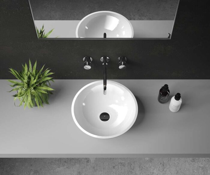 Lacey Stone Counter Top Basin 410