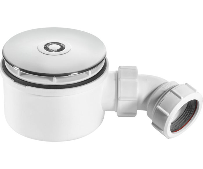 LBC Shallow Shower Trap Chrome Plated Brass