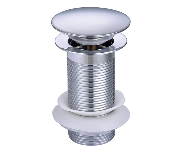 LBC Waste - Clicker Unslotted Basin - Chrome