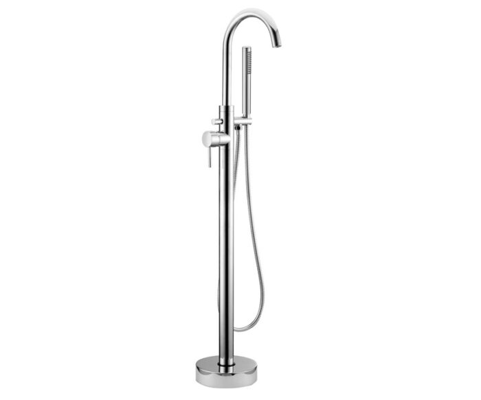 LBC Floor Standing Bath Shower Mixer Tap Chrome