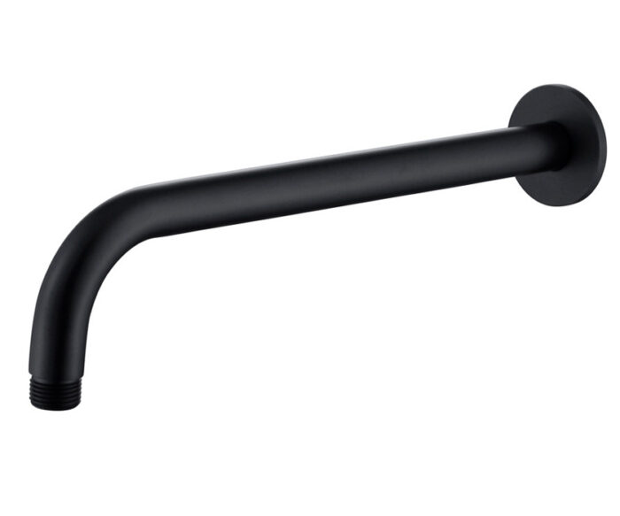LBC Wall Mounted Shower Arm Matt Black
