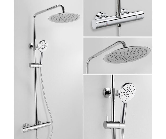 LBC Thermostatic 2 Way Shower Mixer Chrome
