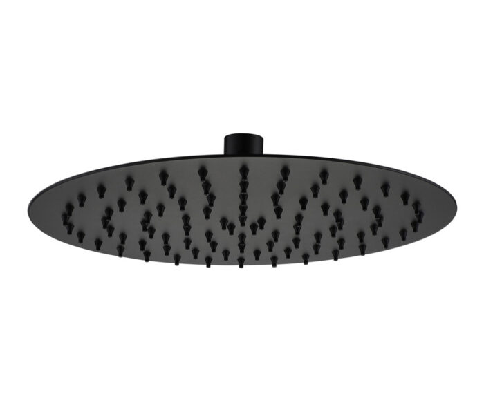 LBC Round Ultra Thin Shower Head Stainless Steel Matt Black