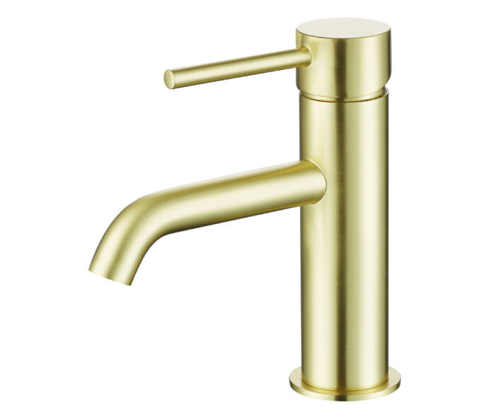 LBC Monobloc Basin Mixer Tap Brushed Brass