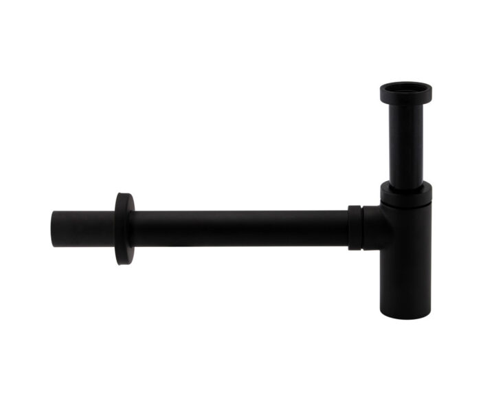 LBC Round Bottle Trap Matt Black