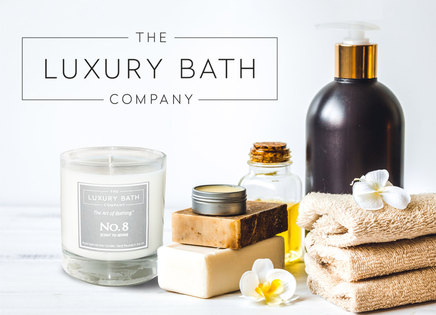 Luxury Scented Natural Candle – No. 8 Scent to Revive