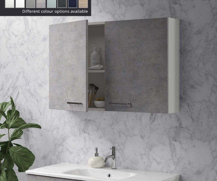 Morley Luxury Bathroom Wall Unit 1000