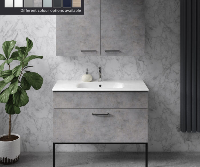 Morley Luxury Bathroom Wall Unit 1000