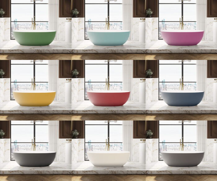 Painted external finish