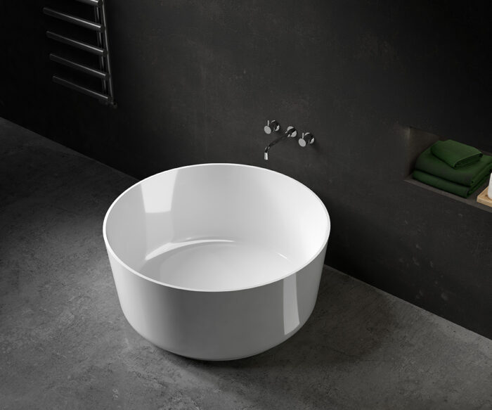 Godwin Stone Freestanding Soaking Tub Bath 1100