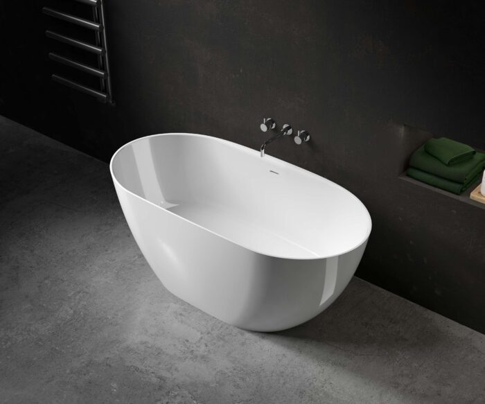 Audsley Stone Oval Freestanding Bath 1500