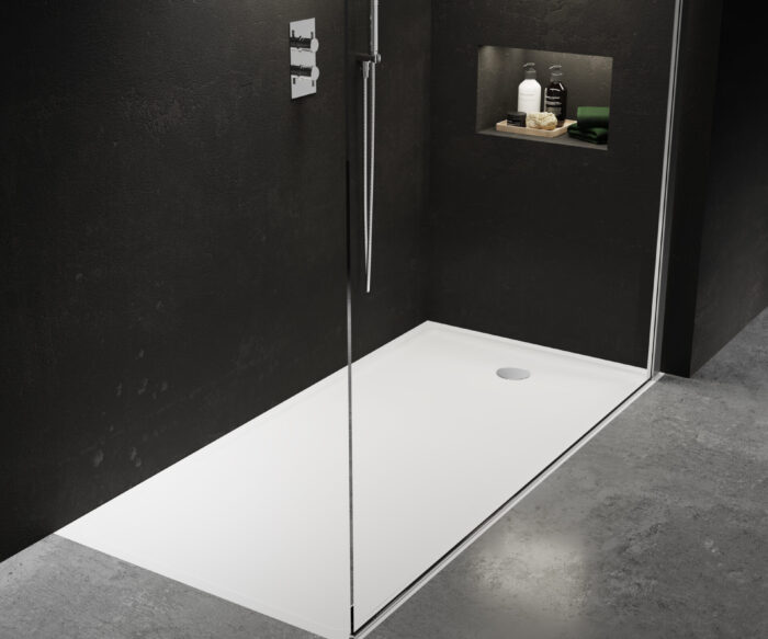 Lowry Stone Resin Rectangular Shower Tray 1800 x 900