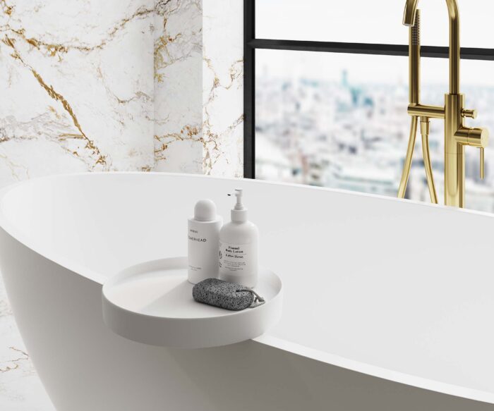 Bailey Luxury Bath Tray 260 - White