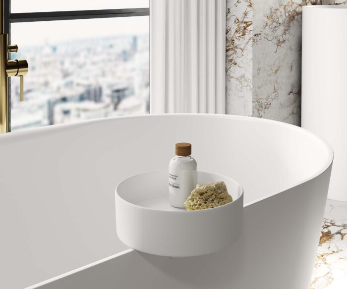 Bailey Luxury Bath Tray 190 - White