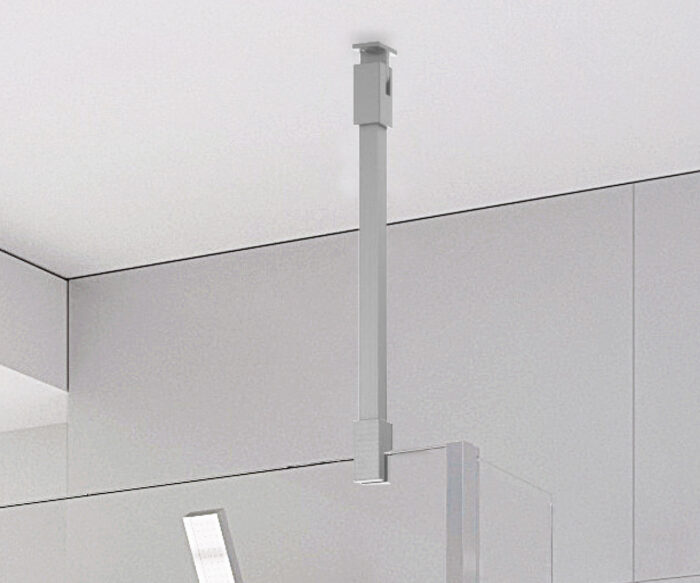 Moore Frameless Shower Panel – Chrome